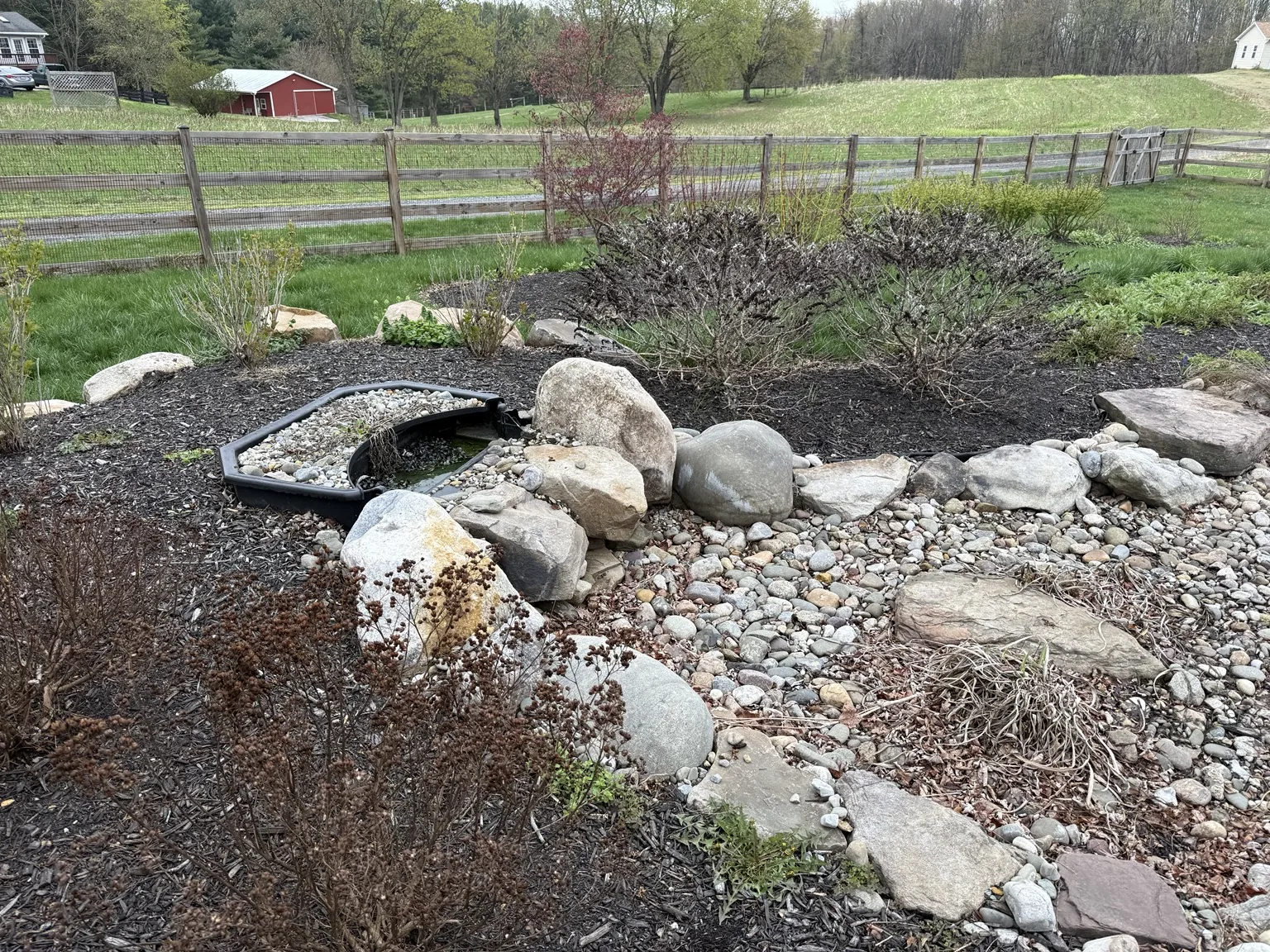 Front landscape before refresh