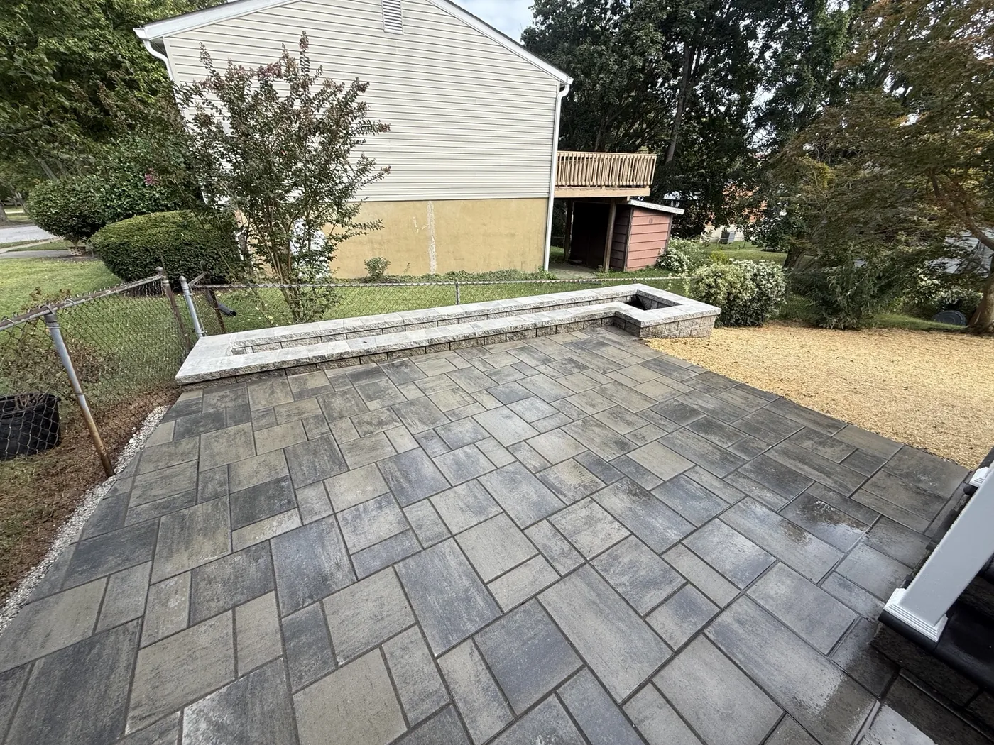 Paver patio